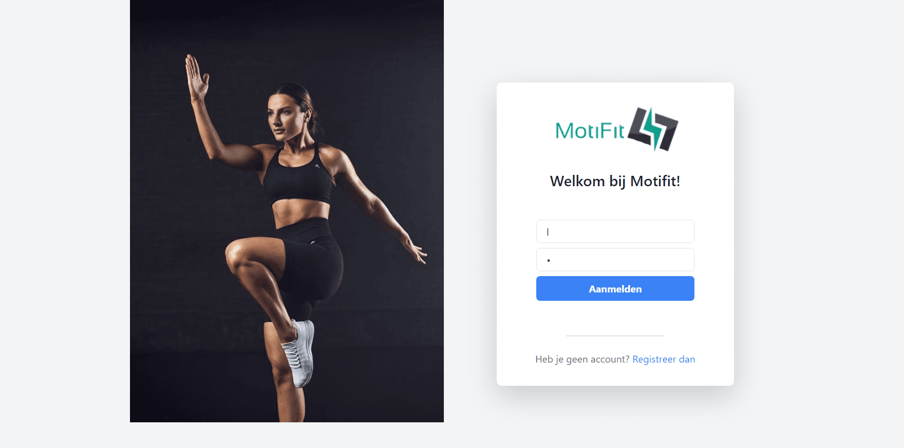 Afbeelding van de hoofdpagina van Motifit